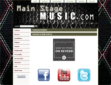 Tablet Screenshot of mainstagemusic.com